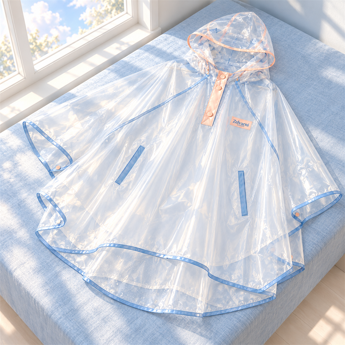Zelvarni Lightfall Clear Poncho - secondary product view